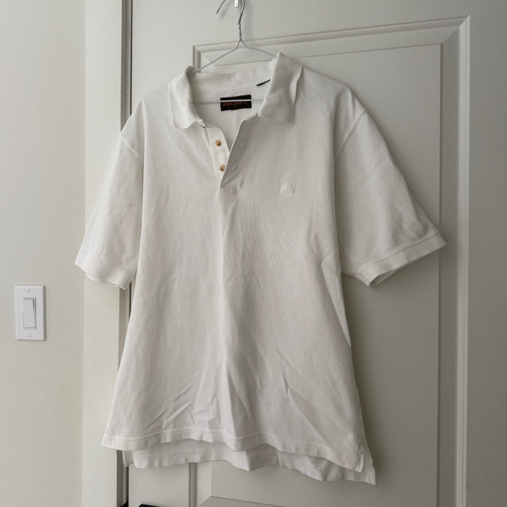 Timberland White Polo